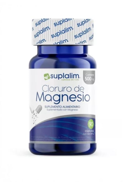 Cloruro De Magnesio 500 Mgx 90 Capsulas Vence 30/01/2026 Stock 1